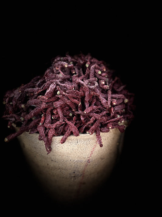 Byadgi Chilli (Whole) Stemless, KDL Best Grade, Pesticide Free, IPM Certified, Conformance to EU Standard, Single Origin (500gm)